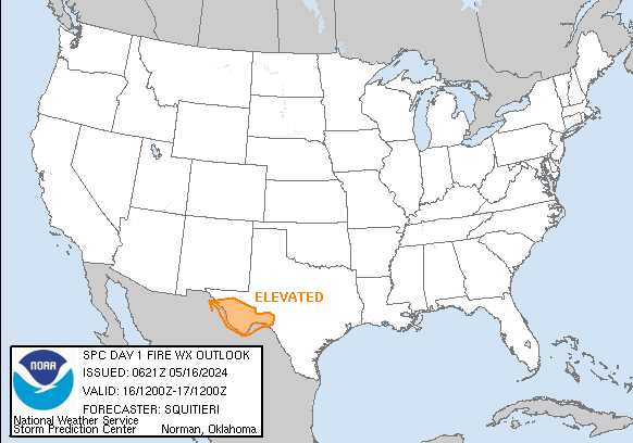 Day 1 Fire Weather Outlook