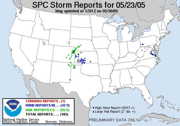 Map of 050523_rpts's severe weather reports