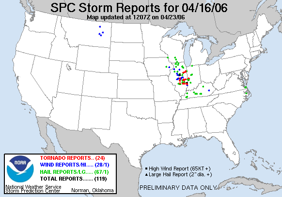 Map of 060416_rpts's severe weather reports
