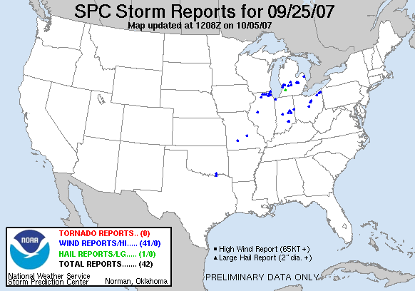 Map of 070925_rpts's severe weather reports