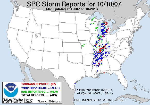 Map of 071018_rpts's severe weather reports