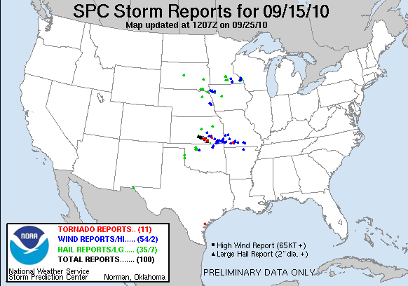 Map of 100915_rpts's severe weather reports