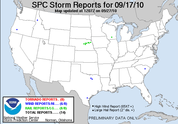 Map of 100917_rpts's severe weather reports