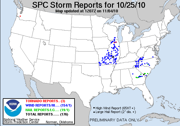 Map of 101025_rpts's severe weather reports