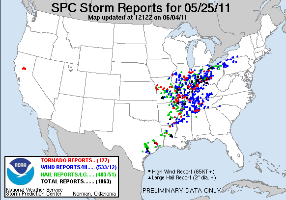 Map of 110525_rpts's severe weather reports