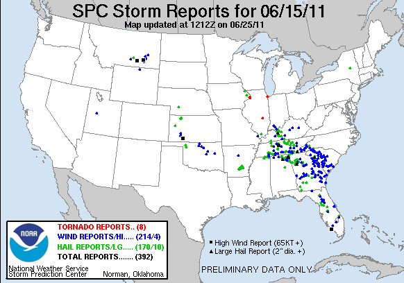 Map of 110615_rpts's severe weather reports