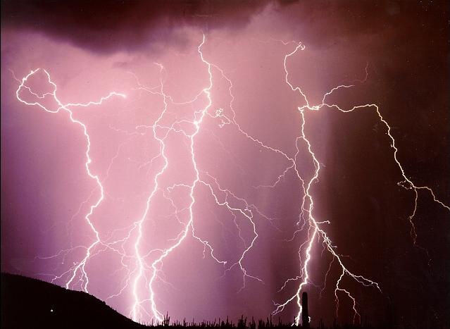 Lightning Example near Tucson AZ