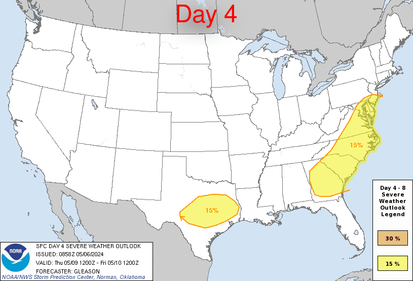 Day 4-8 Convective Outlook Graphics Issued on Apr 1, 2011