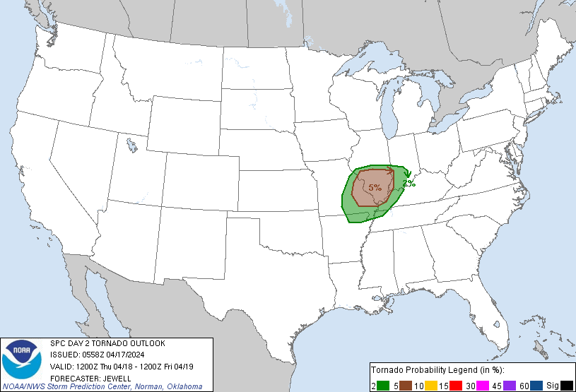 20240417 0600 UTC Day 2 Tornado Probabilities Graphic