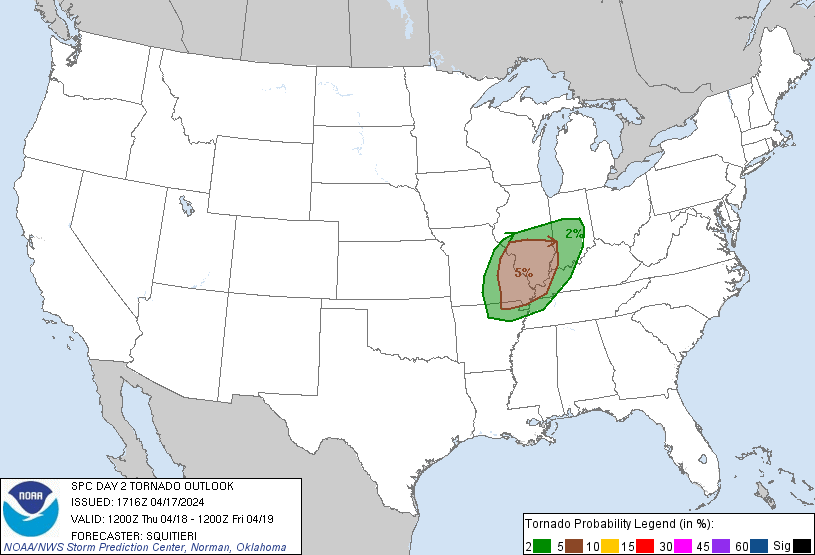 20240417 1730 UTC Day 2 Tornado Probabilities Graphic
