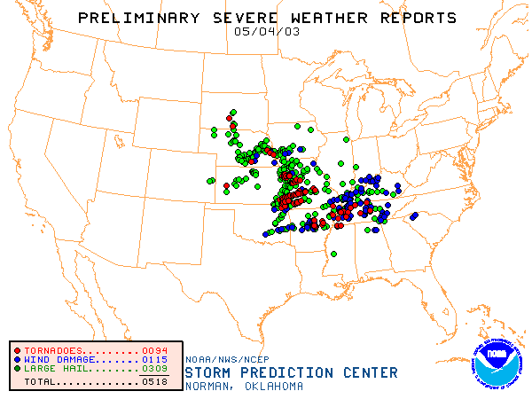 Map of 030504_rpts's severe weather reports