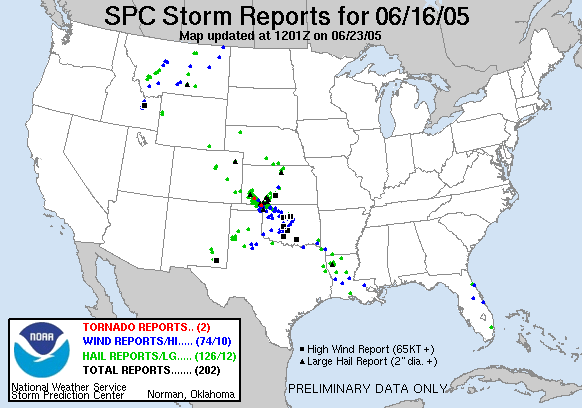 Map of 050616_rpts's severe weather reports