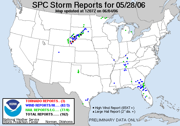 Map of 060528_rpts's severe weather reports