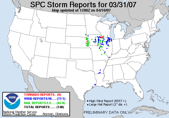 Map of 070331_rpts's severe weather reports