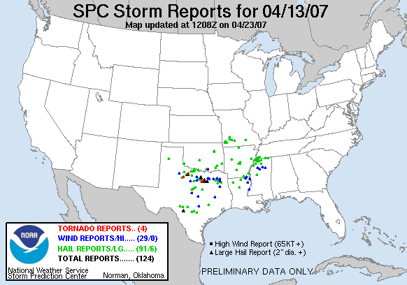 Map of 070413_rpts's severe weather reports