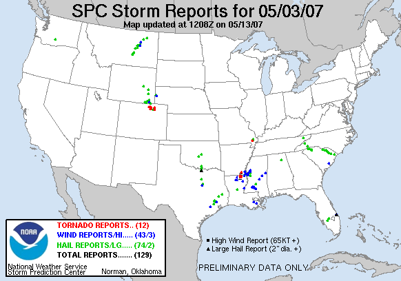 Map of 070503_rpts's severe weather reports