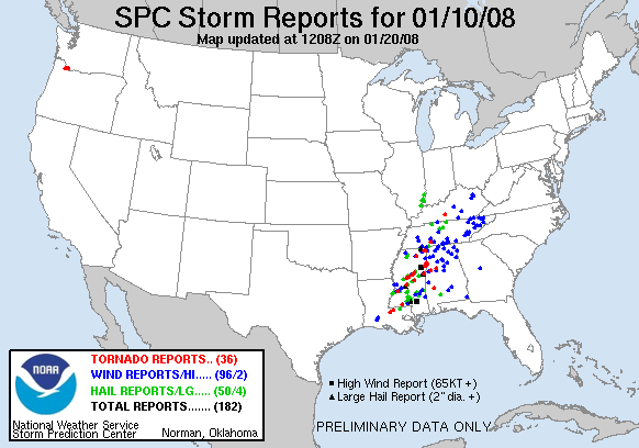 Map of 080110_rpts's severe weather reports
