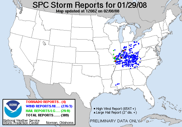 Map of 080129_rpts's severe weather reports