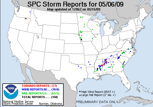 Map of 090506_rpts's severe weather reports