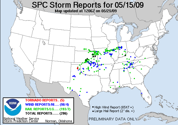 Map of 090515_rpts's severe weather reports