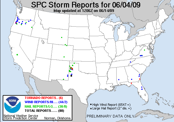 Map of 090604_rpts's severe weather reports