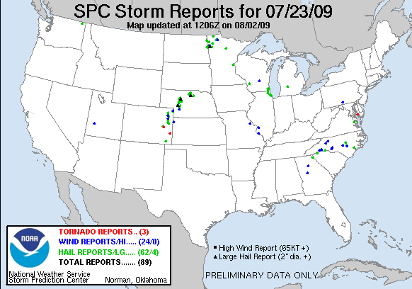 Map of 090723_rpts's severe weather reports