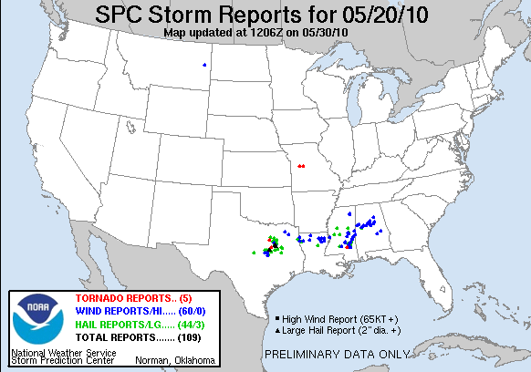 Map of 100520_rpts's severe weather reports