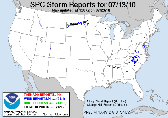 Map of 100713_rpts's severe weather reports