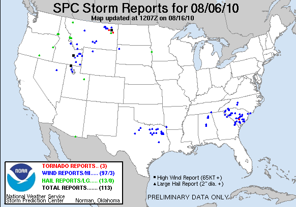 Map of 100806_rpts's severe weather reports