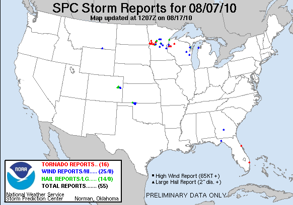 Map of 100807_rpts's severe weather reports