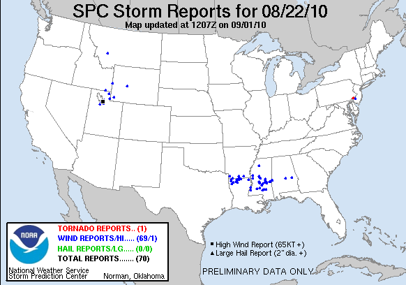 Map of 100822_rpts's severe weather reports