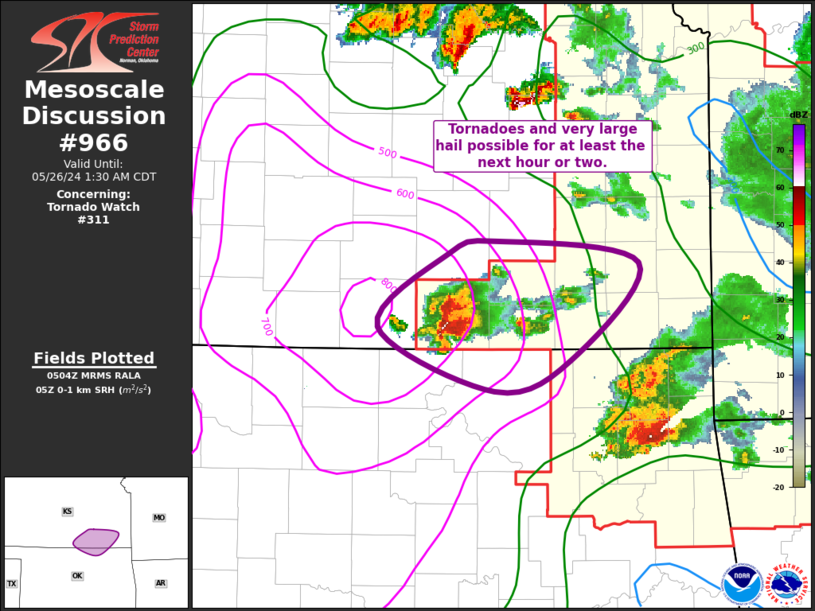 Storm Prediction Center Mesoscale Discussion 966