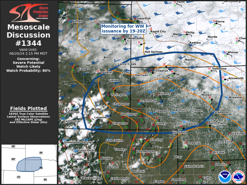 Storm Prediction Center Mesoscale Discussion 1344