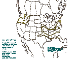 2000 UTC Damaging wind probabilities graphic