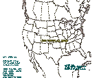 2000 UTC Large hail probabilities graphic