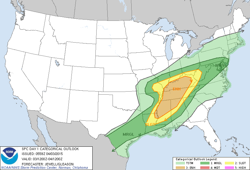 20150403 1200 UTC Day 1 Outlook Graphic