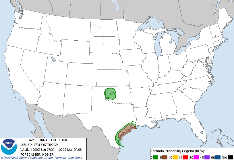 20240706 1730 UTC Day 2 Tornado Probabilities Graphic
