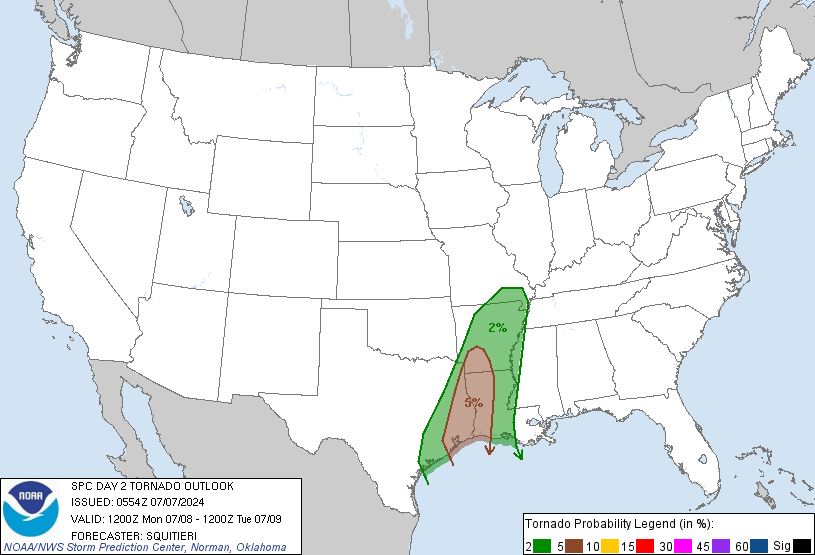20240707 0600 UTC Day 2 Tornado Probabilities Graphic