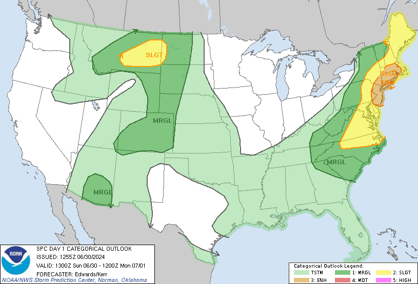 1-Day Outlook