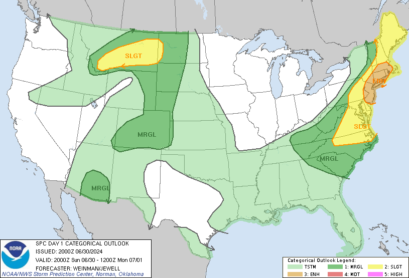 TCF / Severe weather Outlooks