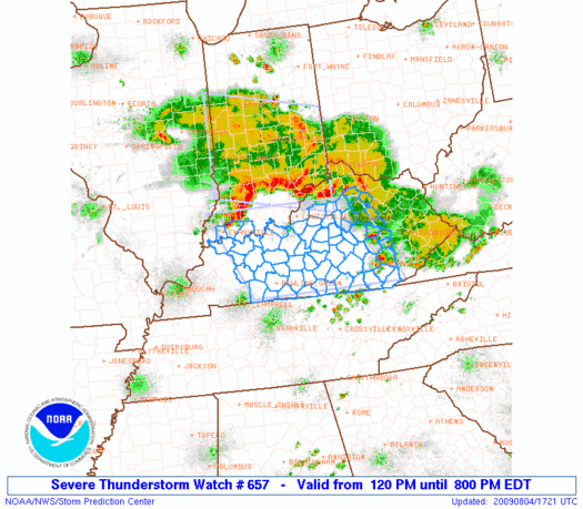 WW0657 Initial Radar image