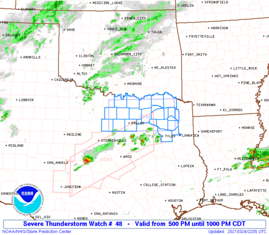 WW0048 Initial Radar image