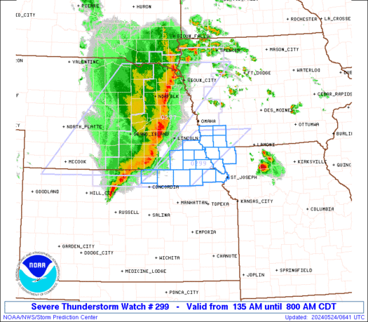 WW0299 Initial Radar image