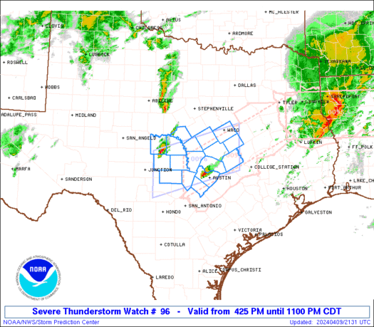 WW0096 Initial Radar image