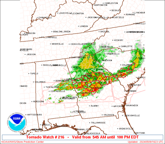 WW0216 Initial Radar image